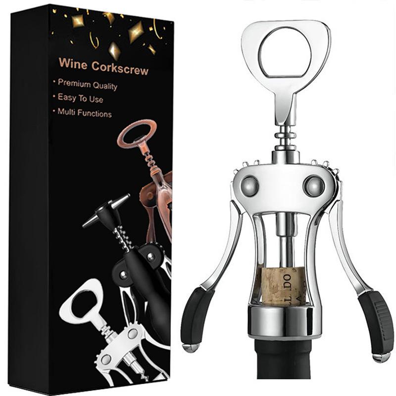 

BOLTIFY Classic Bottle Opener with Packaging Premium Zinc Alloy Wine Bottle Opener Champagne Opener and Stainless Steel Drill