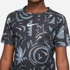 Nike Kids Graphic Print Crew Neck Short Sleeve T-Shirt Kids Tops Black DM8549-010