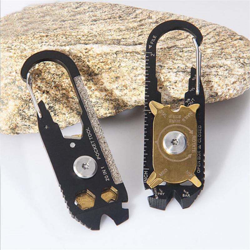 Creative Roulette Multifunctional Combination Tool 20 In 1 Stainless Steel Wrench Screwdriver EDC Outdoor Portable Small Tool