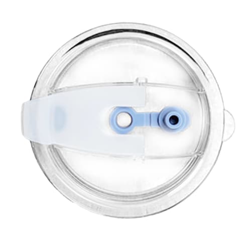 30oz Cup Lid, Replacement, Heat-Resistant, Airtight, Black, with Silicone Seal, Non-Slip (White)