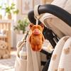 Abstract Mama Cow Plush Doll Keychain with Sound When for Backpack Charm