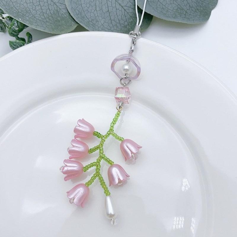 Cute and Stylish Keychain Phone Strap Trendy Keychain Phone Strap Set with Keyring and Cord Multi Functional Keychains