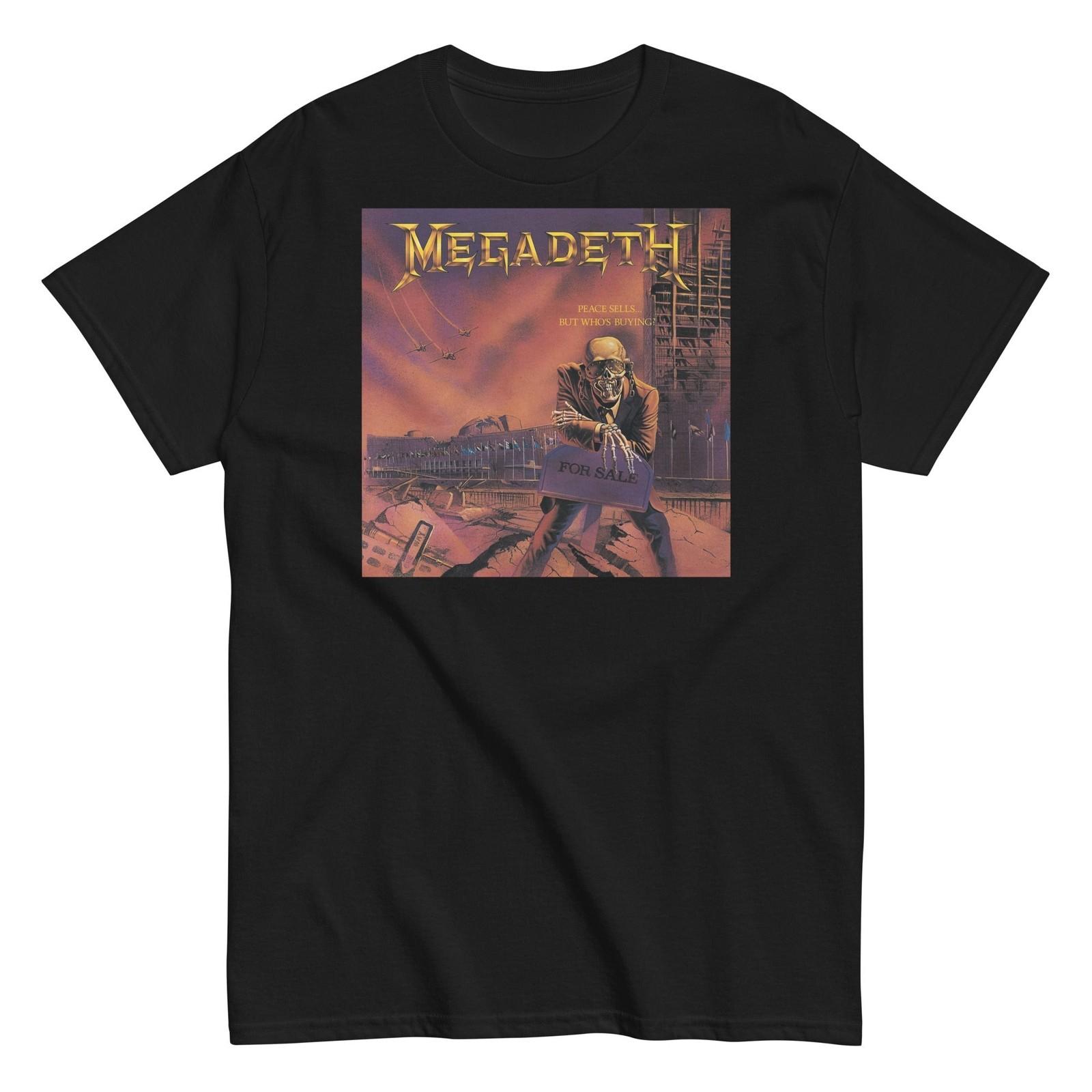 MerchMoment Megadeth Peace Sells but Who s Buying T-Shirt T-Shirt Black New S