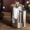 Filtersystem Kaffeepresse mit Kolben Doppelwandige Kaffeepresse Handgebrühter Kaffee