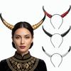 Halloween Horn Headband, Spiral Ram Horn Headband, Carnival Headband Mardi Sheep Horn Headdress Stage Prop