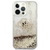Etui Do iPhone 13 Pro Max Guess Liquid Glitter Złote