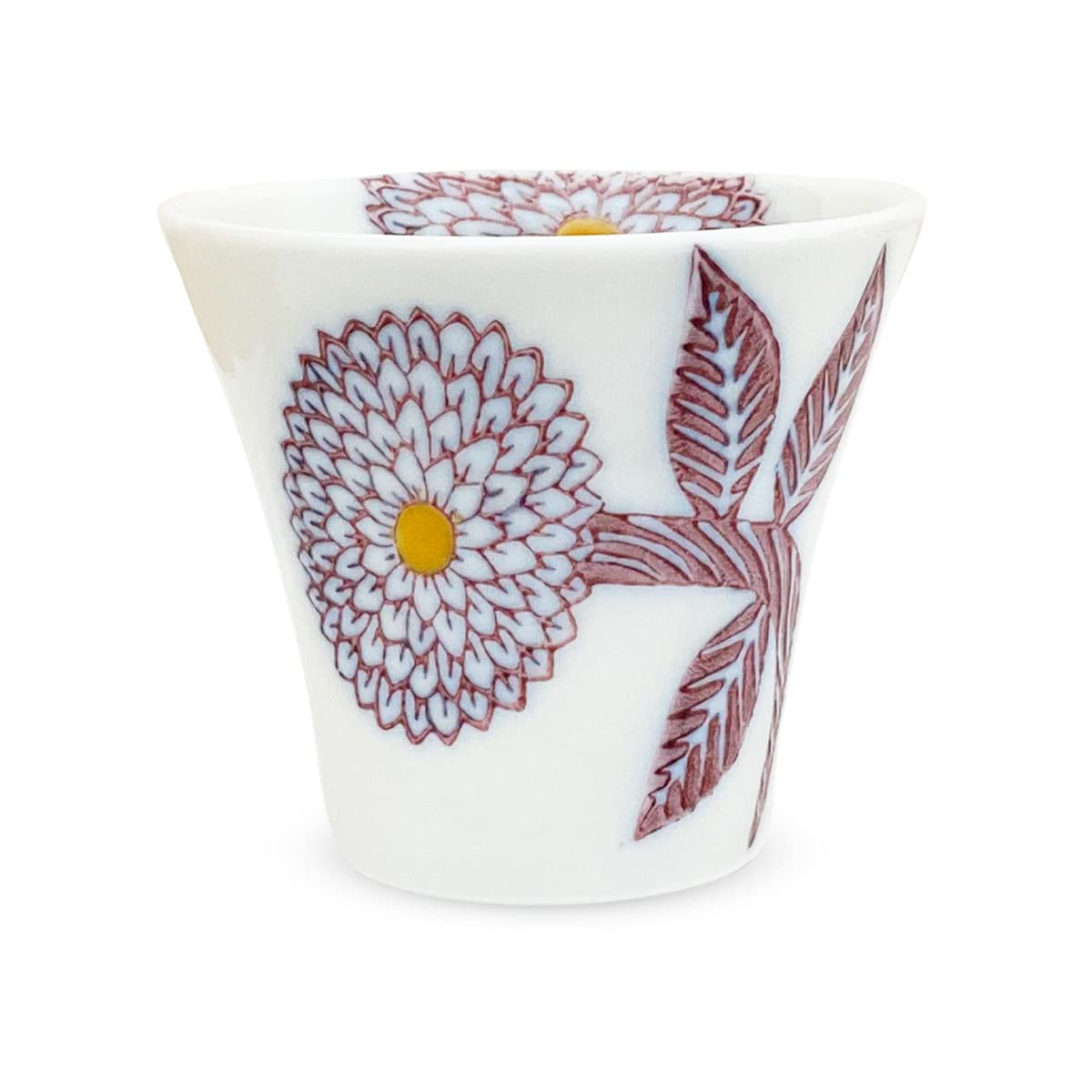 

Kunzangama Teacup Made in Dahlia Small J-kitchens (Hasami Ware), Japan, 130cc, Purple, фиолетовый