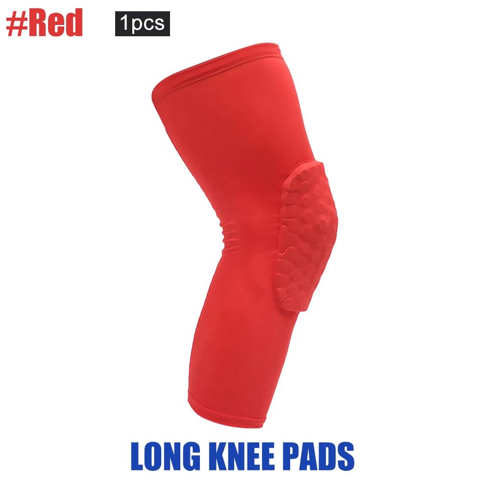 Bracetop 1 Pc Honeycomb Knee Pads Strengthen Kneepad Crashproof Antislip Basketball Leg Knee Sleeve Protective Pad Support Guard