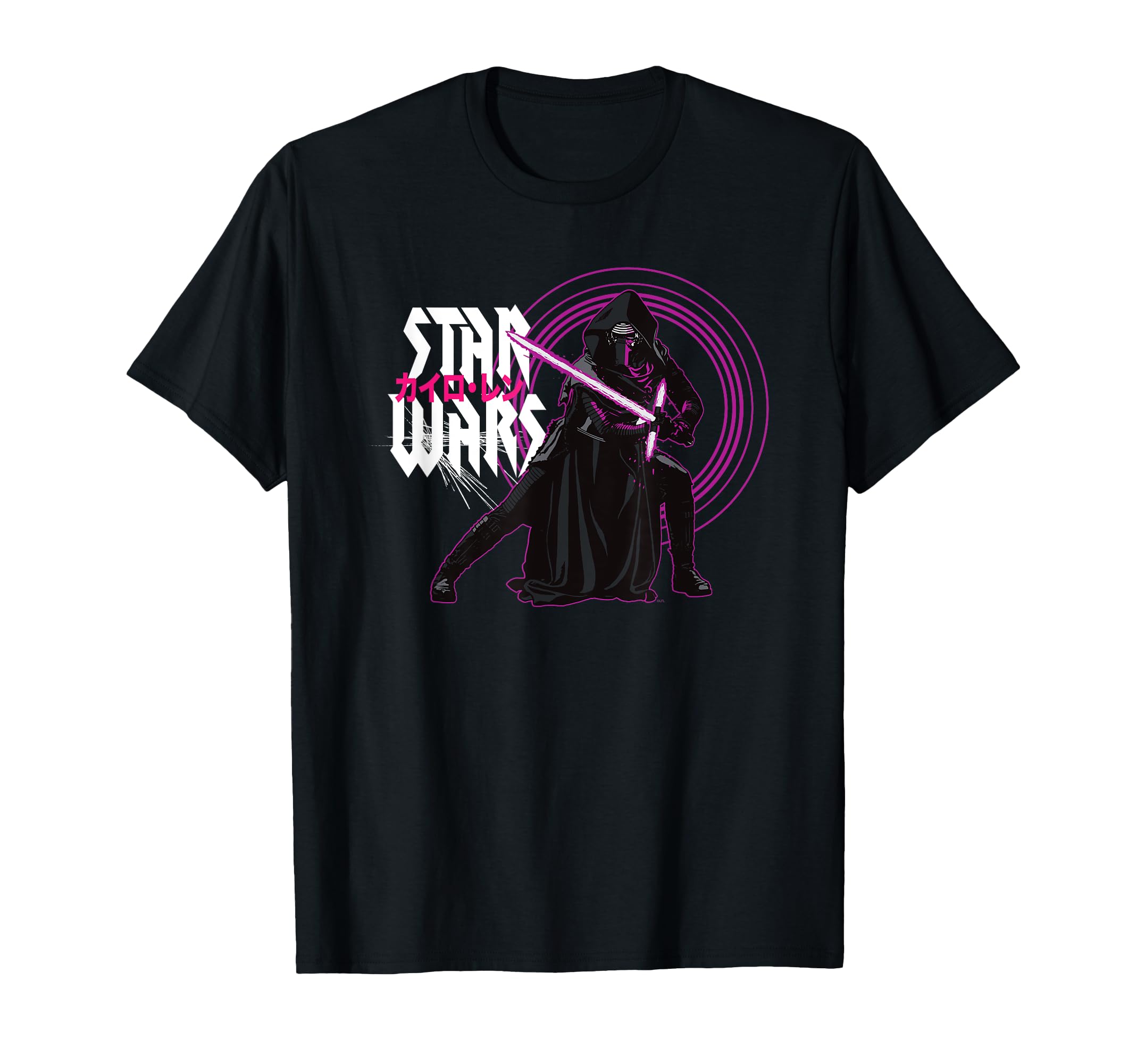 

Star Wars Kylo Ren Dark Side Villain Star Wars Japanese T-shirt чорний