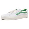 Vans Sk8 Low Top Lace-Up Impact Resistant Skate Shoes Unisex Sneakers White Green VN0009QRBDU