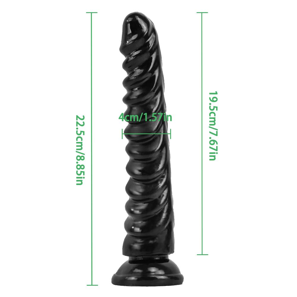 Dildo Black Thread Simulation Sex Toy Large Penis with Suction Cup Female Masturbation Anal Sex Toy Dildo Adult Product