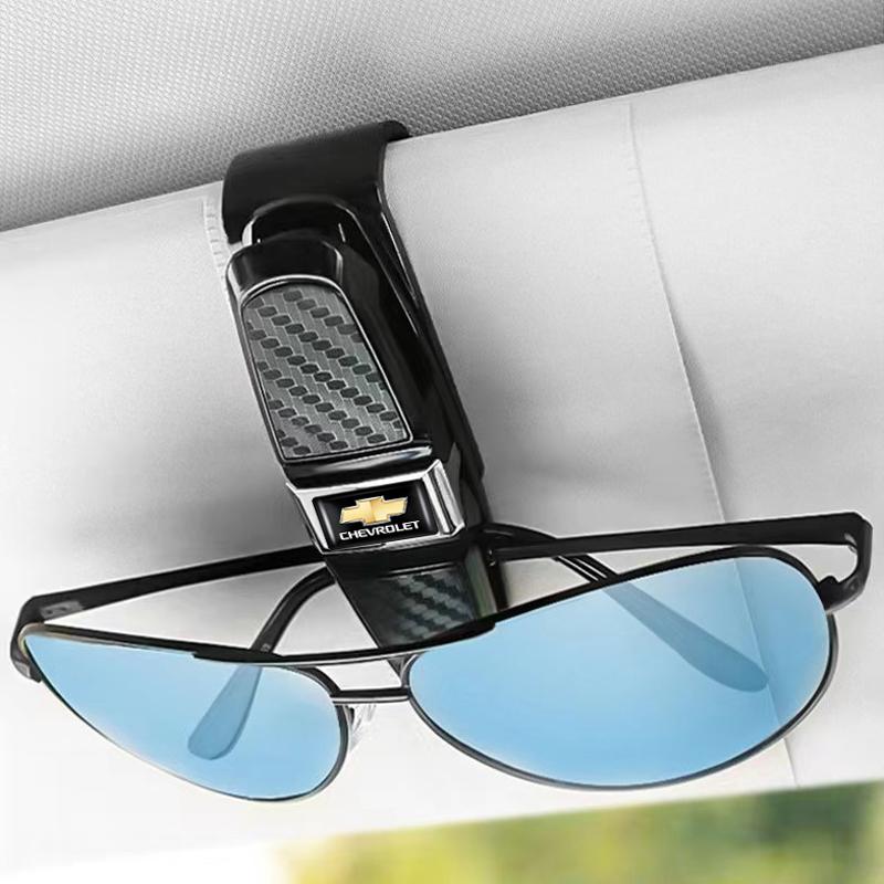 AABHG1 Car Glasses Clip Sun Visor Eyeglasses Sunglasses Holder Auto Interior For Chevrolet Groove Volt Lacetti Trax Niva Impala Sonic