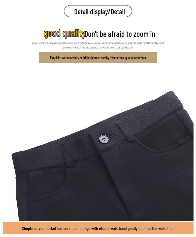 High Waist Slimming Micro Flare Pants Suit 2025 - Petite Elastic Casual Slim Fit for Spring/Autumn