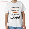 Grappig poema en bergleeuw T-shirt Nev Gemaakt in VS AUS Maat S 2XL vintage Gewassen designer kleding Veelzijdig Unisex