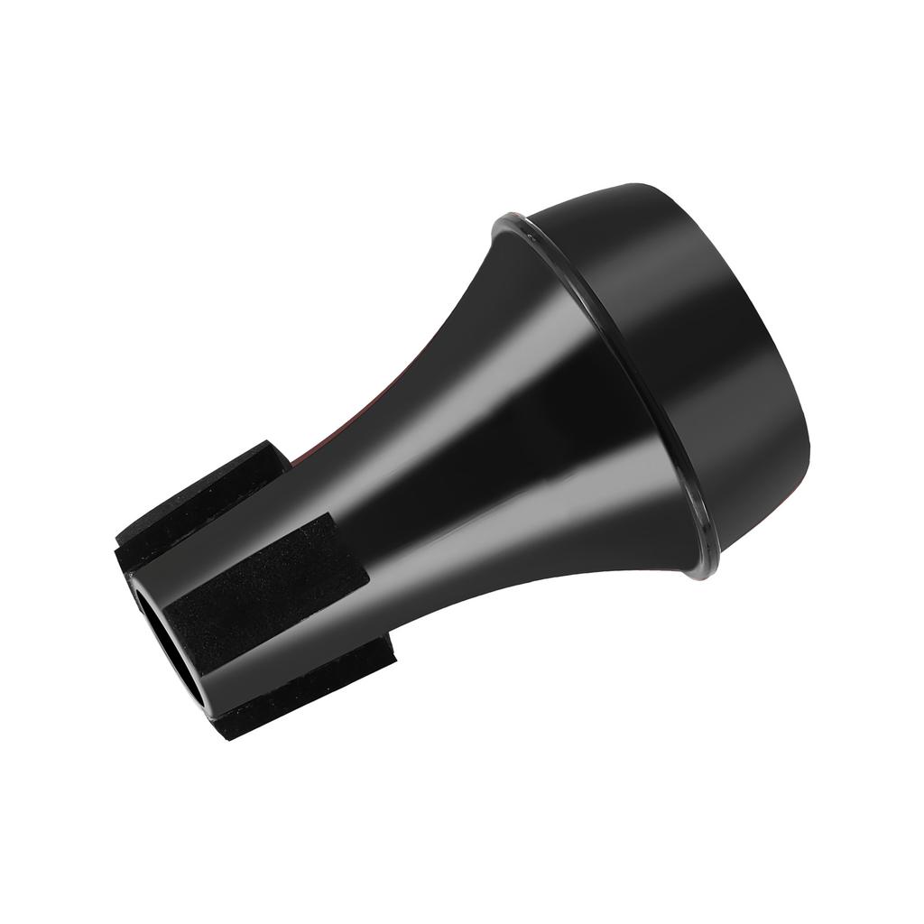 Trumpet Mute ABS Plastic Practice Mute Reduces Volume Soft Sponge Trumpet Mute Silencer for Beginners Daily Practice Performance Black