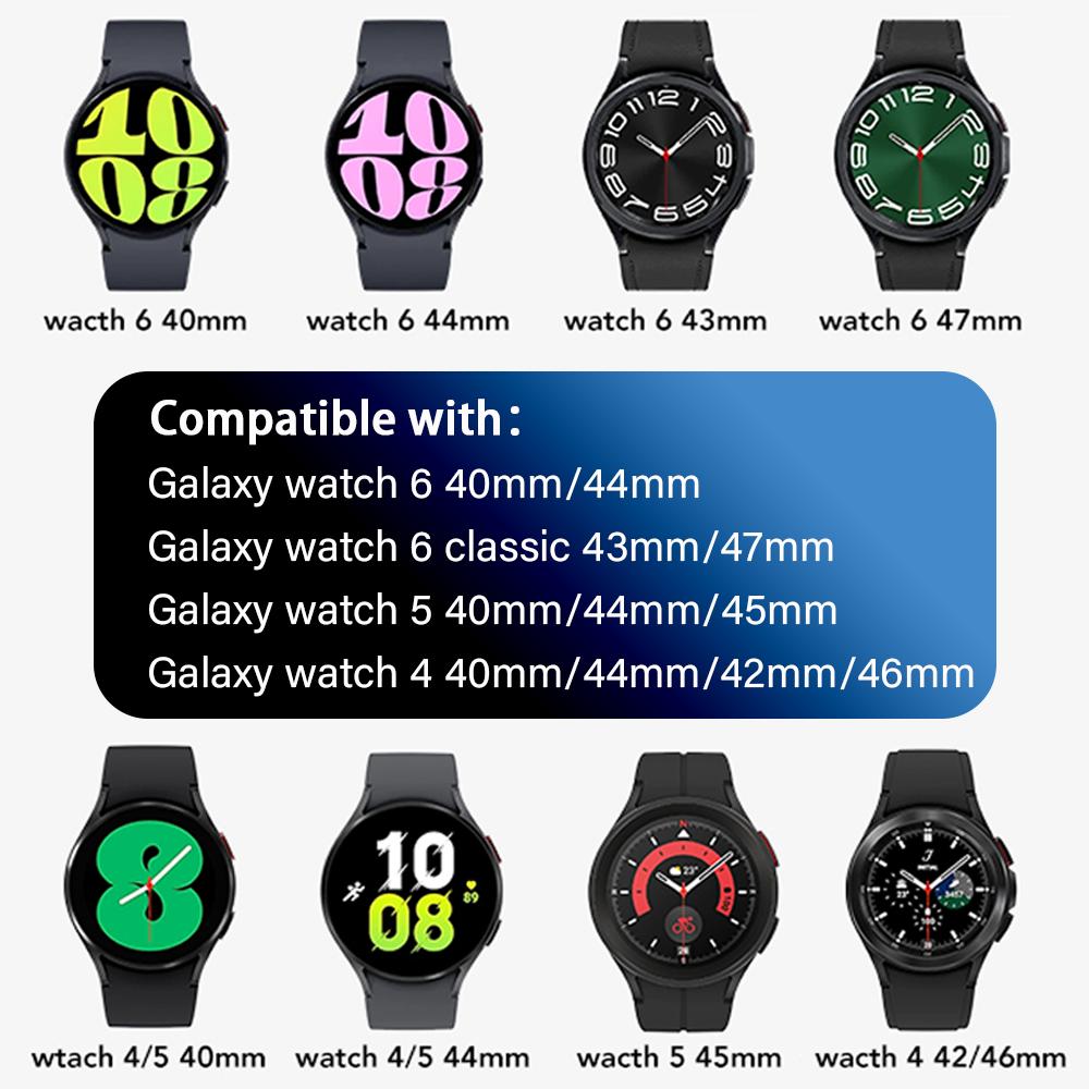 No Gaps Band For Samsung Galaxy Watch 7 4 6 Classic/5 Pro 47mm 43mm 44mm 40mm Braided Bracelet Correa Galaxy Watch 6 20mm Strap