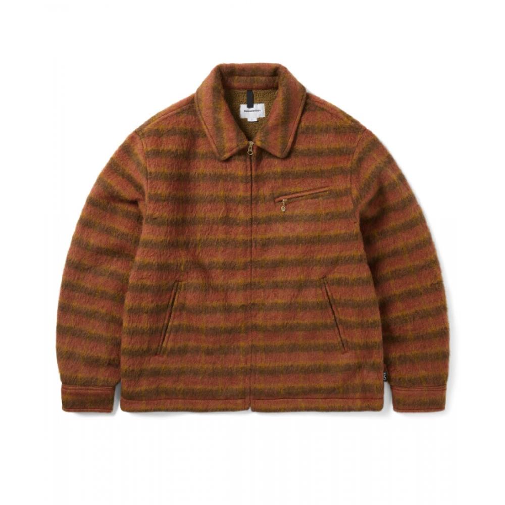 Thisisneverthat Шерстяная клетчатая куртка с начесом Розовая S