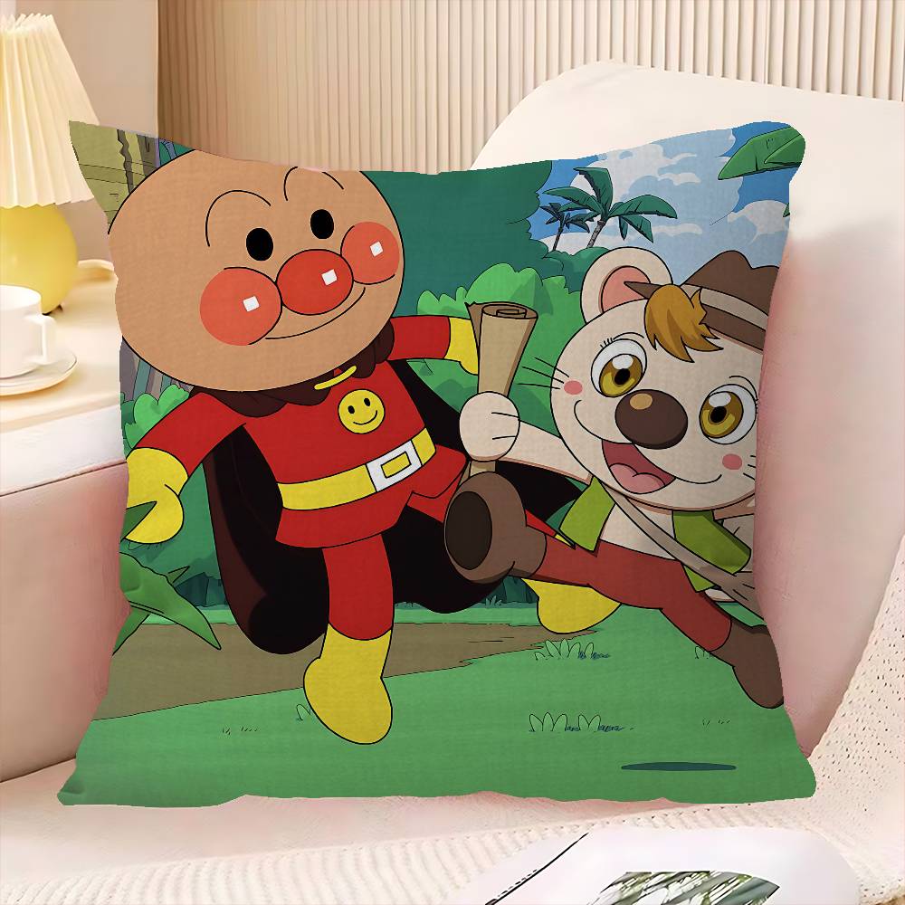 Classic Anime AAnpanmans Pillowcase Toon Gift Cushion Cover Bedroom Home Sofa Chair Seat Decor Pillow Case