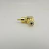 90 Degree RCA Connector Male To Female M/F Right Angle RCA Female To Male Plug Copper Adapter L Type Elbow for Cctv Camera Audio