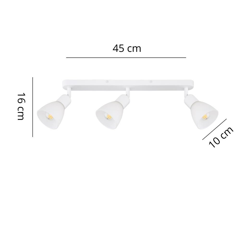 Reflektor Malta 3 E14 Biały Light Prestige Lp-877/3W Wh