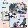 EasyDo Bicycle Rearview Handlebar Mirrors 360 Degree Rotate Cycling Rear View MTB Bike Handle Rearview Mirror