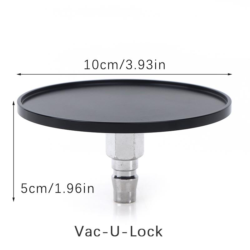 3,8'' Metall Sugekopp For Lineær Aktuator Festeholder Vac U Lock Teleskopisk Maskin Vibrator Hurtig Mekanisme Kobling