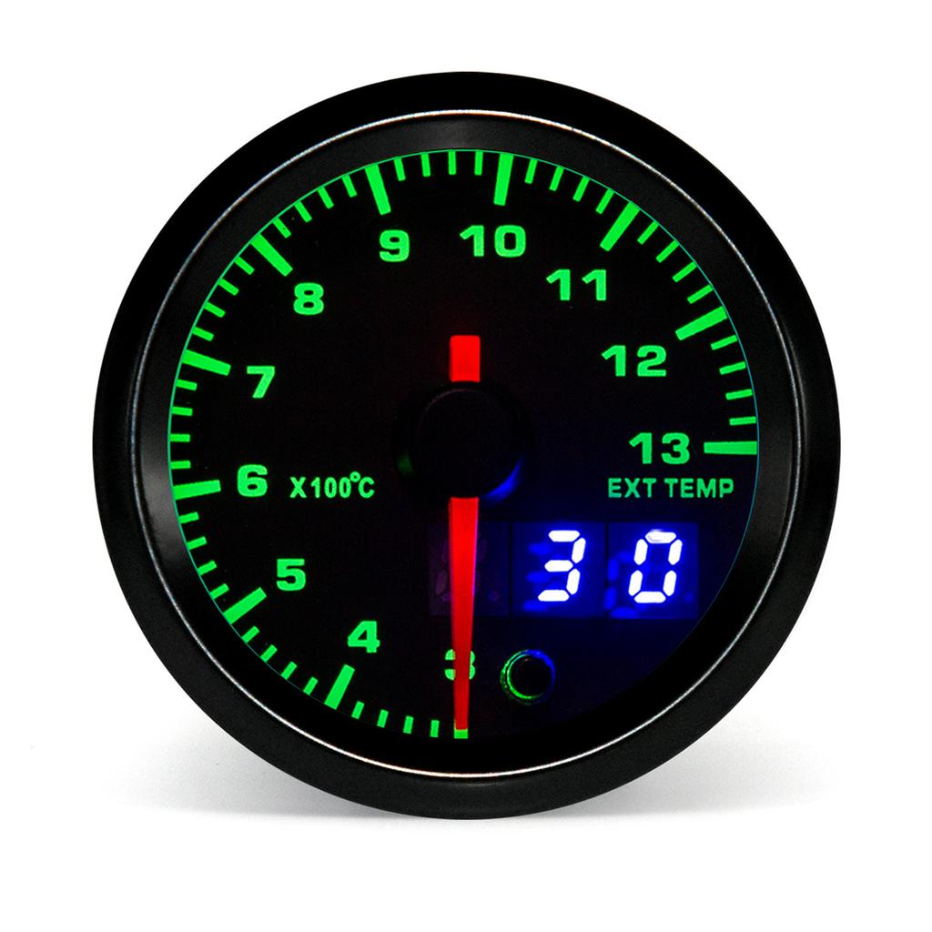 52mm 7 Color Backlight Car Tachometer Boost Water Temp Oil Pressure Voltage Air Fuel Ratio EXT Temp Gauge For 12V Car Meter
