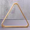 Pool Balls Holder Solid Wood Billiard Triangle 57mm American Size Durable Ball Rack for Professional and Home Pool Tables