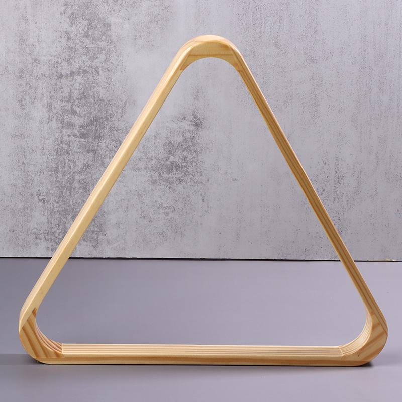 Pool Balls Holder Solid Wood Billiard Triangle 57mm American Size Durable Ball Rack for Professional and Home Pool Tables