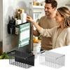 Magnetic Basket for Fridge Refrigerator Side Storage Organizer Laundry Room Dryer Ball Holder for Home Apartment Kitchen Laundry