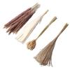 Natural Dried Pampas Grass Fluffy 15PCS White Pampas 15PCS Brown Pampas 50PCS Bunny Tail Grass