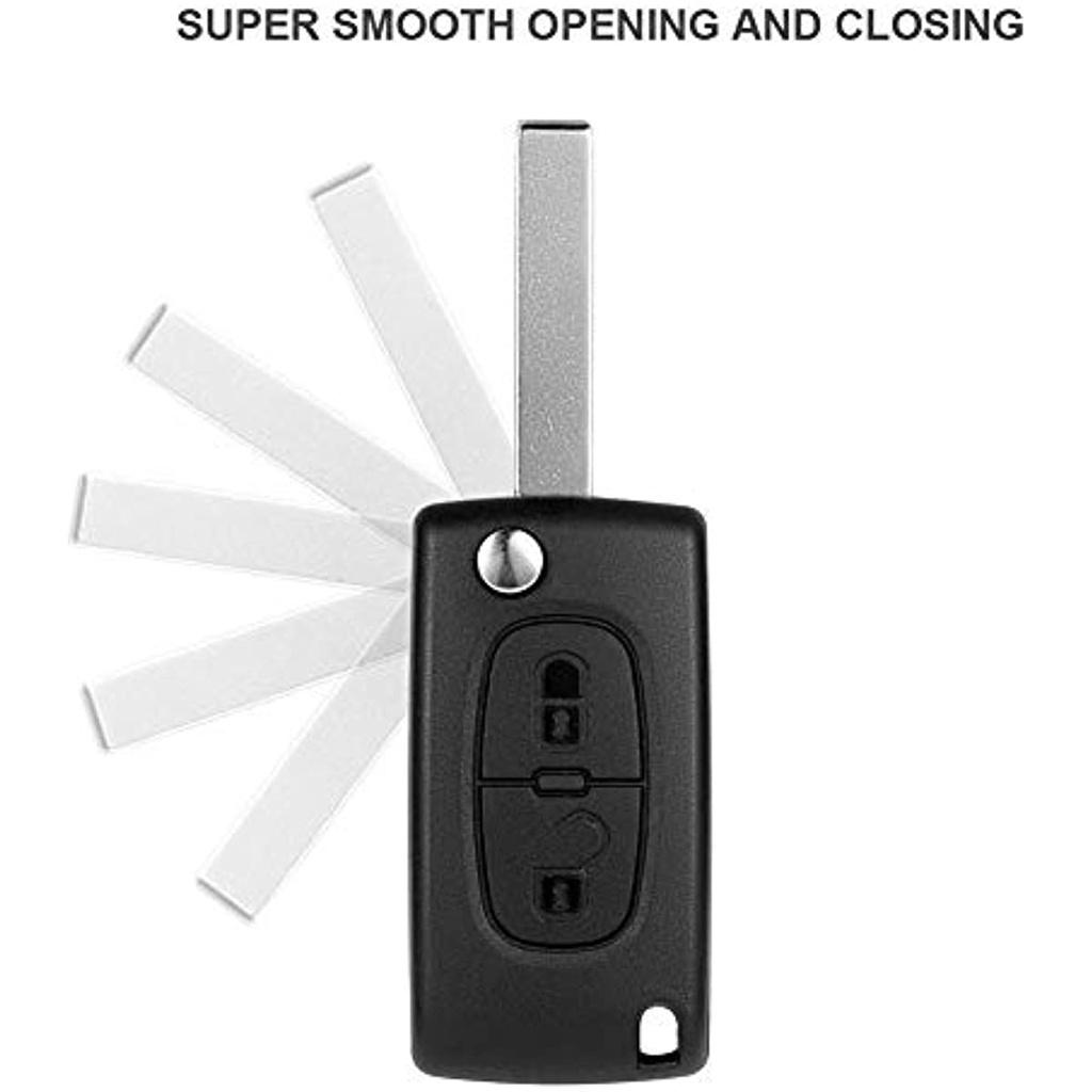 Autoschlüsselgehäuse, 2 Tasten, Schlüsseletui, für Peugeot, Citroen 207, 307, 308, Ce0536