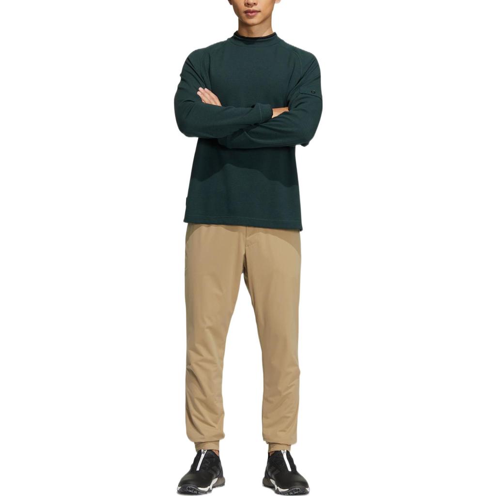 Adidas Sweatshirts Men's Green Crew Neck Moderate Regular HG3237