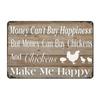 Vintage Chicken Coop Funny Sign, Farm Fresh Eggs Rustic Decor Plaque