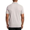 Men's Short Sleeve Polo Shirt with Zipper High Elasticity Ice Silk Knit Fabric Comfortable Stretch Waffle Texture Casual T-Shirt