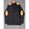Men's Casual Long Sleeve Coats Youth Men Wrist Embroidery Lapel Collar Zipper Casual Jacket Men