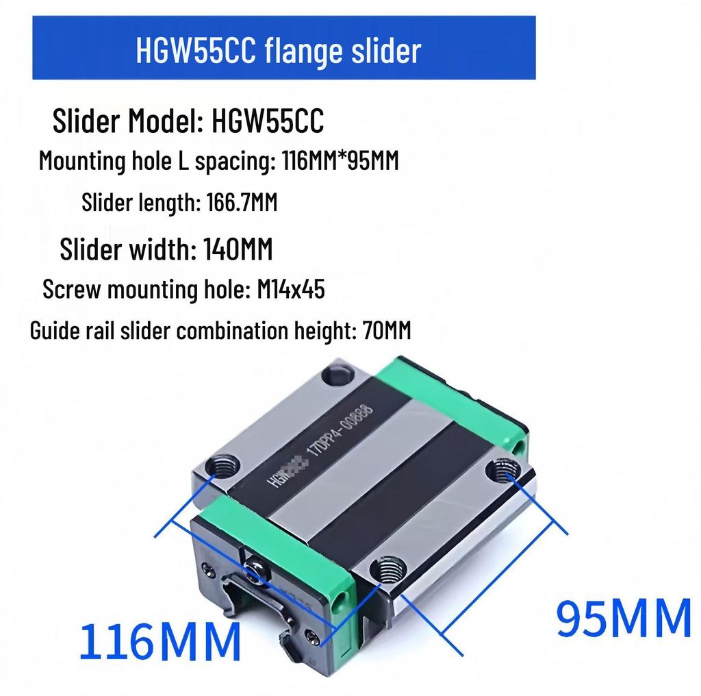 Shangyin HGH HGW Linear Guide Rail Slider HG 15/20/25/30/35 CA