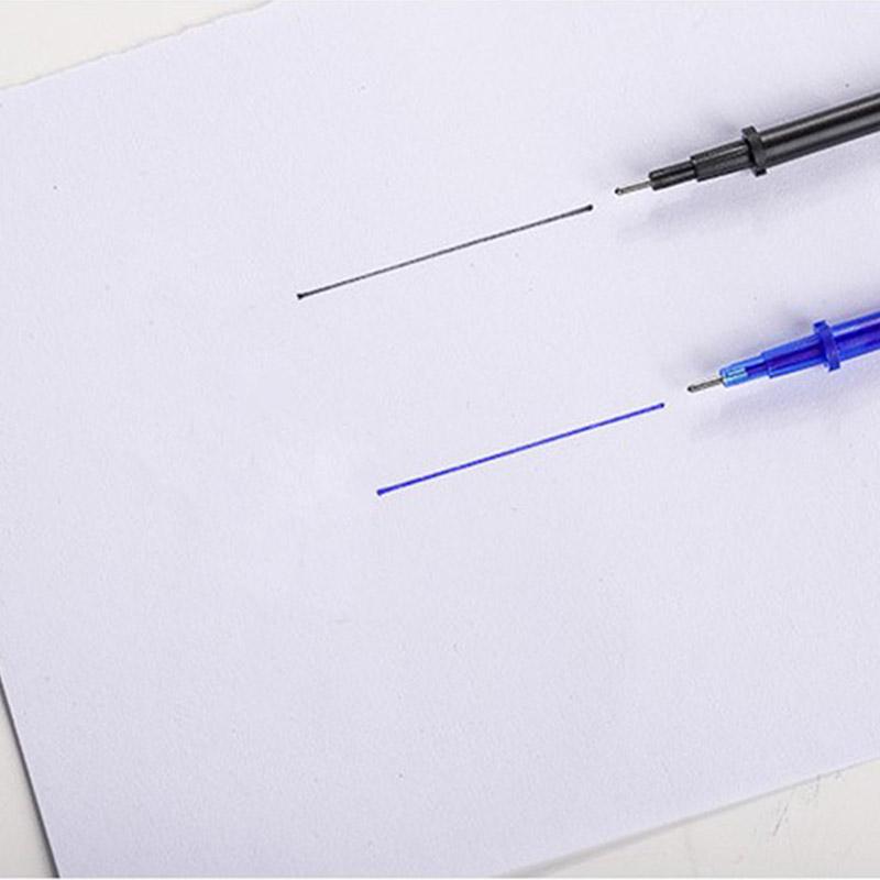 100 Teile/los 0,5 Mm Gel Stift Löschbaren Stift Nachfüllen Stange Set Blau Schwarz Tinte Stift Nachfüllen