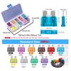 50/100pcs Standard Car Fuses 2A 3A 5A 7.5A 10A 15A 20A 25A 30A 35A Free Matching Choice Car Fuses Blade Fuses for RV/Truck/SUV