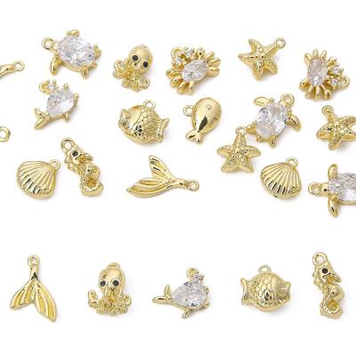 Ciondolo in rame serie Marine Life per gioielli fai-da-te che realizzano accessori artigianali