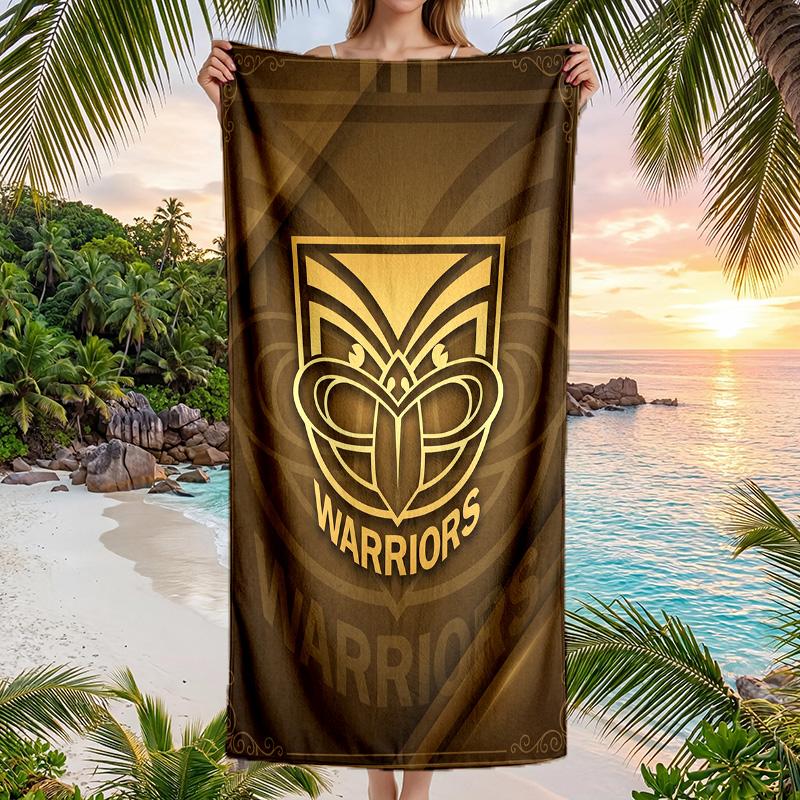 Asciugamano da Spiaggia Moda Wigan Warriors Portatile Morbido Asciugatura Rapida per Nuoto Campeggio Vacanze