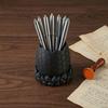 Lover Gift 3D Printed Dragon Egg Pencil Holder, Small Desk Pen Collectible Model Statue Multi-functional Stationery Makeup Brush Organizer for