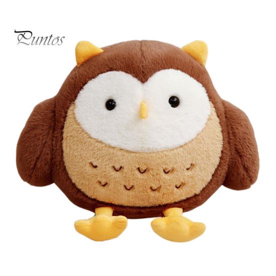 

Плюшевая игрушка «Ночная Сова» Птица, плюшевая кукла, подушка для дома, офиса, спальни, украшение для детей и взрослых, подарок на Рождество и день рождения L коричневый
