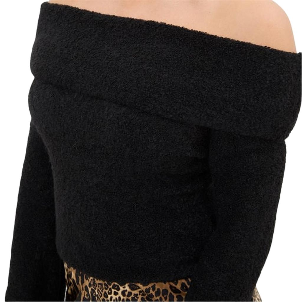 I Saw It First Womens/Ladies Bouclé Bandeau Jumper