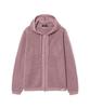 YALE Mesh Hooded Knit Zip-Up Vintage Pink