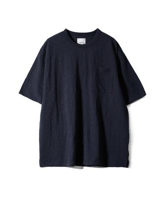 Holliseon Lawrence Slub Short Sleeve T-Shirt Navy