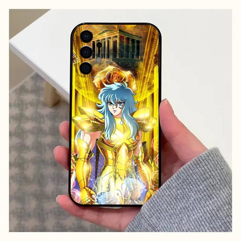 S-Saint S-Seiya Phone Case For Samsung Galaxy A20,A21s,A22,A31,A32,A52,A53,A72,73,A80,A91 Soft Black Cover