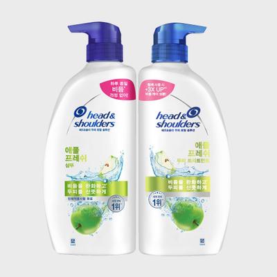 Head   Shoulder Apple Fresh Shampoo 850 Ml + Treatment 850 Ml
