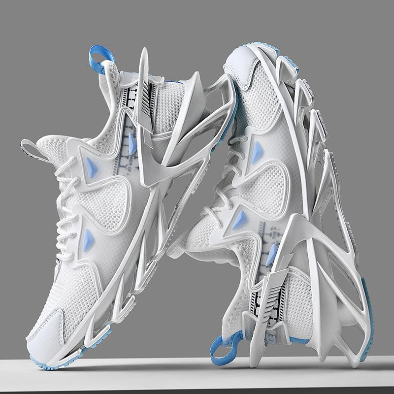 Sneaker Herren Herbst atmungsaktive Blade Herrenschuhe Fly-Woven Schuhe große Größe Laufen Guochao Sportschuhe Herren