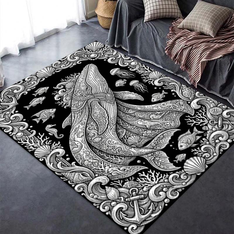 2025 New Ocean Carpet Rug for Living Room Bedroom Home Sofa Decoration,Kids play Non-slip Floor Mat102